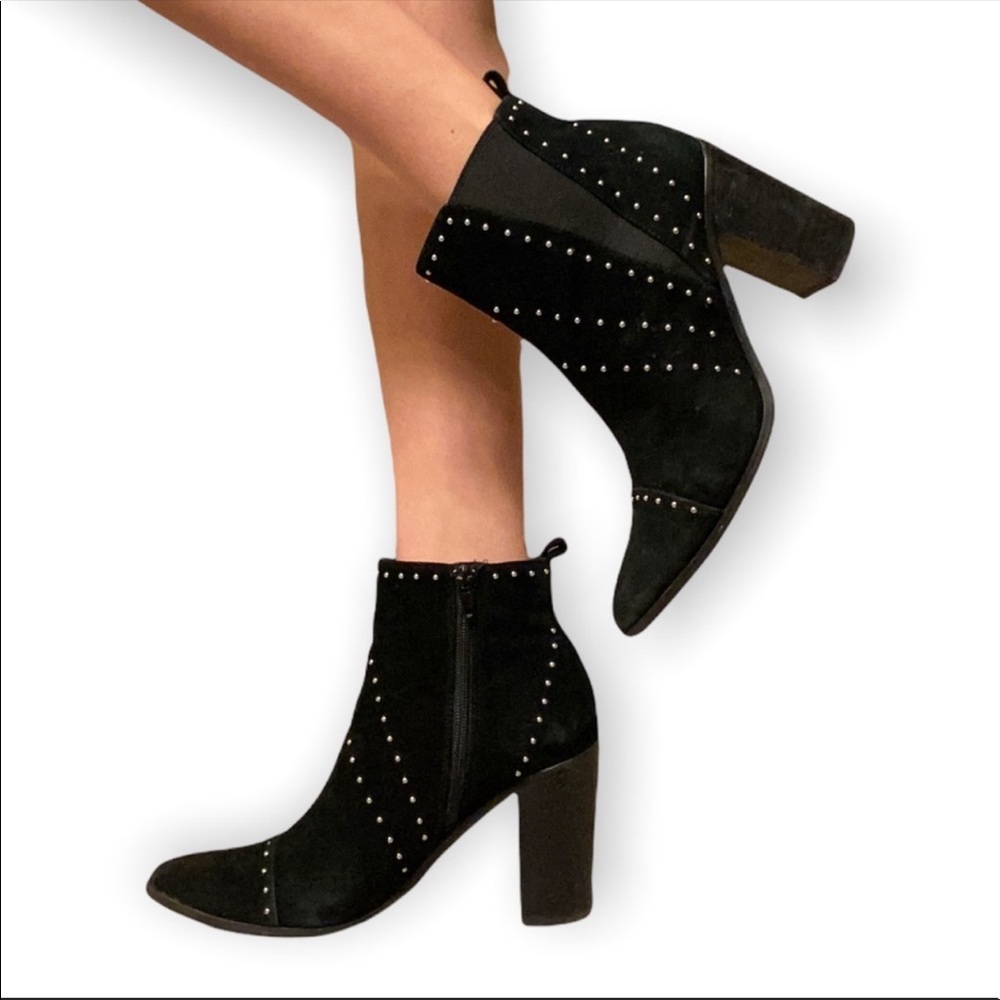 Kenzie black studded bootie